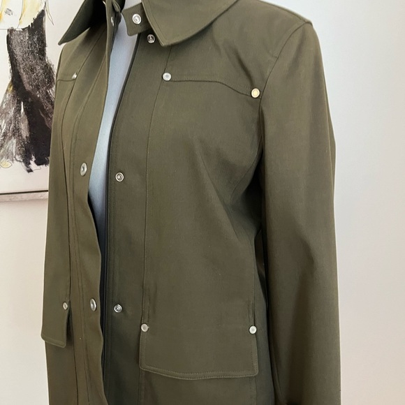 Options by Garfield & Marks Army Green Barymore Jacket Size 6 - Picture 5 of 12